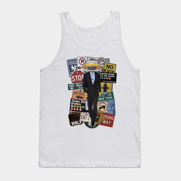 New York City Yellow Cab Tank Top by FaceTheStrange